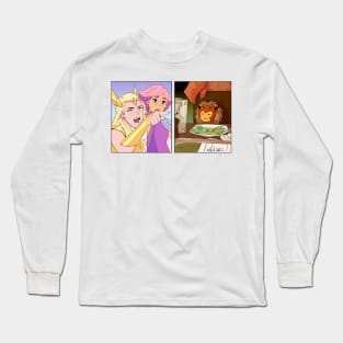 She-Ra Yelling At Catra Meme Long Sleeve T-Shirt